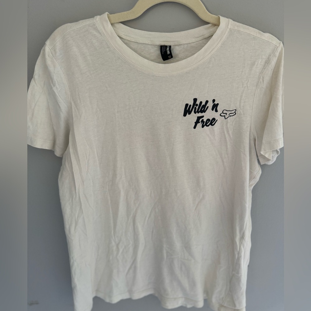 FOX RACING T-Shirt with 'Wild n Free' Design